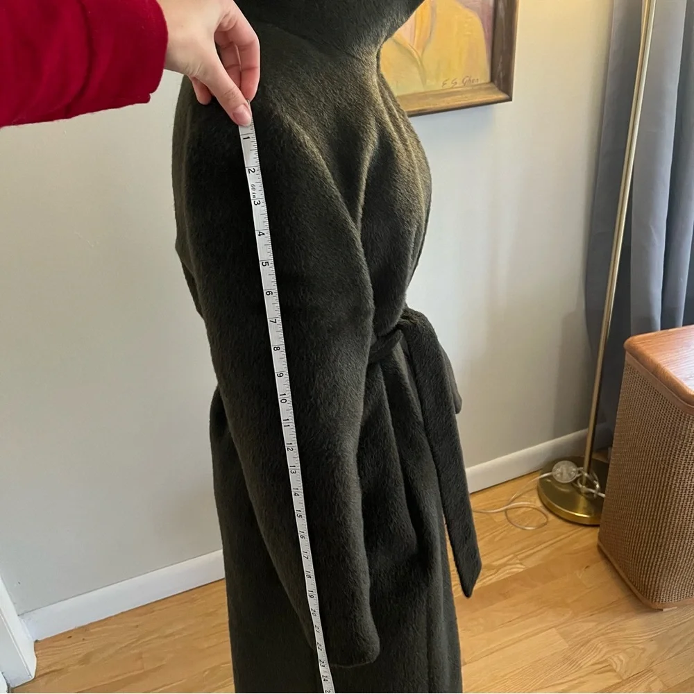 Max Mara Alpaca Belted Coat - Picture 3 of 15